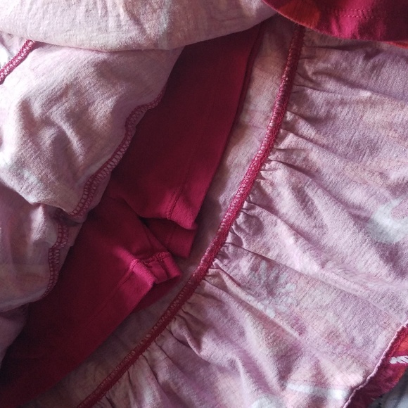 Liv a Little Pink Hawaiian Floral Skirt Sz 7/8 - Picture 2 of 7